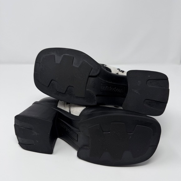 Unlisted by Kenneth Cole Cow Print Western Ankle Boots Block Heel Women's 5 UK3 - Picture 5 of 10